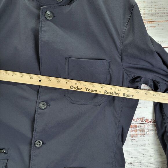 Eddie Bauer Jacket Mens 44 Blue Travex Sport Coat Blazer Travel Performance - Picture 5 of 11